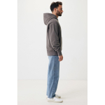Sweat décontracté en coton écologique regular fit 340 g/m2 Iqoniq couleur argenté mat