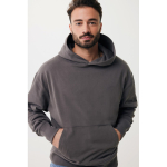 Sweat décontracté en coton écologique regular fit 340 g/m2 Iqoniq couleur argenté mat