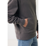 Sweat décontracté en coton écologique regular fit 340 g/m2 Iqoniq couleur argenté mat