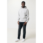 Sweat décontracté en coton écologique regular fit 340 g/m2 Iqoniq couleur gris clair vue avec modèle