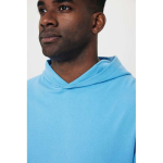 Sweat décontracté en coton écologique regular fit 340 g/m2 Iqoniq couleur cyan