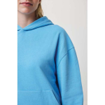 Sweat décontracté en coton écologique regular fit 340 g/m2 Iqoniq couleur cyan