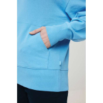 Sweat décontracté en coton écologique regular fit 340 g/m2 Iqoniq couleur cyan