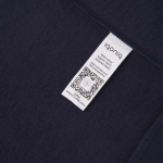 Sweat décontracté en coton écologique regular fit 340 g/m2 Iqoniq couleur bleu marine cinquième vue