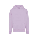 Sweat décontracté en coton écologique regular fit 340 g/m2 Iqoniq couleur lilas