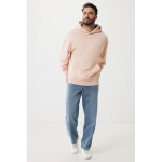 Sweat décontracté en coton écologique regular fit 340 g/m2 Iqoniq couleur rose pastel