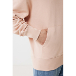 Sweat décontracté en coton écologique regular fit 340 g/m2 Iqoniq couleur rose pastel