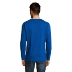 T-shirt à manches longues en 100% coton 190 g/m2 SOL'S Imperial couleur bleu roi deuxième vue photographique