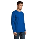T-shirt à manches longues en 100% coton 190 g/m2 SOL'S Imperial couleur bleu roi troisième vue photographique