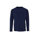 T-shirt à manches longues en 100% coton 190 g/m2 SOL'S Imperial couleur bleu marine