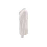 Polo à manches longues en 100% coton pour homme 180 g/m2 SOL'S Perfect couleur blanc vue latérale