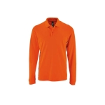 Polo à manches longues en 100% coton pour homme 180 g/m2 SOL'S Perfect couleur orange