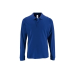Polo à manches longues en 100% coton pour homme 180 g/m2 SOL'S Perfect couleur bleu roi troisième vue