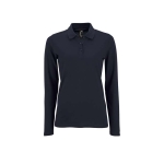 Polo à manches longues en 100% coton pour femme 180 g/m2 SOL'S Perfect couleur bleu marine