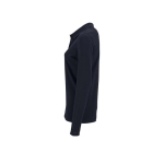 Polo à manches longues en 100% coton pour femme 180 g/m2 SOL'S Perfect couleur bleu marine vue latérale