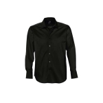 Chemise en coton et élasthanne pour homme 140 g/m2 SOL'S Brighton couleur noir