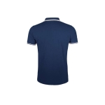 Polo bicolore en coton pour homme 200 g/m2 SOL'S Pasadena couleur bleu marine vue arrière