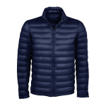 Doudoune légère en sorona et polyester recyclé pour homme SOL'S Wilson couleur bleu marine vue latérale