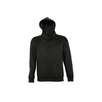 Sweat à capuche unisexe avec logo en molleton épais 320g/m2 SOL'S Slam couleur noir