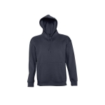 Sweat à capuche unisexe avec logo en molleton épais 320g/m2 SOL'S Slam couleur bleu marine