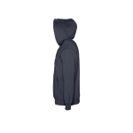 Sweat à capuche unisexe avec logo en molleton épais 320g/m2 SOL'S Slam couleur bleu marine vue latérale