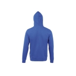 Veste zippée en coton et polyester pour homme 280 g/m2 SOL'S Spike couleur bleu roi vue arrière
