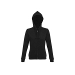 Veste zippée en coton et polyester pour femme 280 g/m2 SOL'S Spike couleur noir