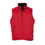 Doudoune matelassé en polyamide 210T avec deux poches SOL'S Warm couleur rouge cinquième vue