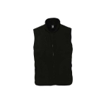 Polaire unisexe en polyester avec fermeture 320 g/m2 SOL'S Norway couleur noir