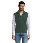 Polaire unisexe en polyester avec fermeture 320 g/m2 SOL'S Norway couleur vert militaire vue photographique