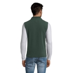 Polaire unisexe en polyester avec fermeture 320 g/m2 SOL'S Norway couleur vert militaire deuxième vue photographique