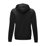 Sweat-shirt en coton bio certifié GOTS pour homme 280 g/m2 Elevate NXT couleur noir deuxième vue arrière