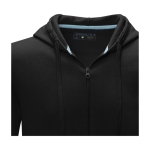 Sweat-shirt en coton bio certifié GOTS pour homme 280 g/m2 Elevate NXT couleur noir vue détail 1