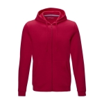 Sweat-shirt en coton bio certifié GOTS pour homme 280 g/m2 Elevate NXT couleur rouge deuxième vue frontale