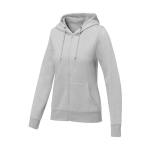 Sweat à capuche en coton pour femme 240 g/m2 Elevate Essentials couleur gris clair