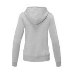 Sweat à capuche en coton pour femme 240 g/m2 Elevate Essentials couleur gris clair deuxième vue arrière