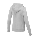 Sweat à capuche en coton pour femme 240 g/m2 Elevate Essentials couleur gris clair troisième vue arrière