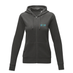 Sweat à capuche en coton pour femme 240 g/m2 Elevate Essentials avec zone d'impression