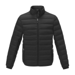 Doudoune personnalisée pour homme en polyester 164 g/m2 Elevate Life couleur noir deuxième vue frontale