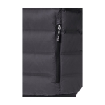 Doudoune personnalisée pour homme en polyester 164 g/m2 Elevate Life couleur gris foncé vue détail 1