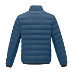 Doudoune personnalisée pour homme en polyester 164 g/m2 Elevate Life couleur cyan deuxième vue arrière