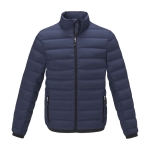 Doudoune personnalisée pour homme en polyester 164 g/m2 Elevate Life couleur bleu marine deuxième vue frontale