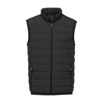 Bodywarmer en duvet pour homme en polyester 164 g/m2 Elevate Life couleur noir deuxième vue frontale