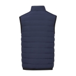 Bodywarmer en duvet pour homme en polyester 164 g/m2 Elevate Life couleur bleu marine deuxième vue arrière