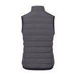 Bodywarmer en duvet pour femme en polyester 164 g/m2 Elevate Life couleur gris foncé deuxième vue arrière