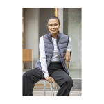 Bodywarmer en duvet pour femme en polyester 164 g/m2 Elevate Life couleur gris foncé image nature morte