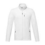 Veste polaire pour homme, polyester recyclé 174 g/m2 Elevate NXT couleur blanc deuxième vue frontale