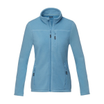 Veste polaire femme en polyester recyclé 174 g/m2 Elevate NXT couleur bleu deuxième vue frontale