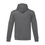 Veste de sport en polyester pour homme 245 g/m2 Elevate Life couleur gris foncé deuxième vue arrière