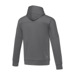 Veste de sport en polyester pour homme 245 g/m2 Elevate Life couleur gris foncé troisième vue arrière